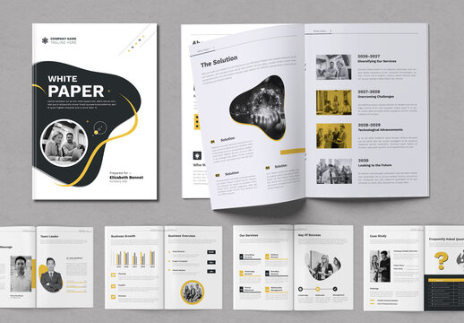 White Paper Design Layout