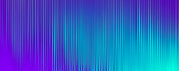 Blue and purple sound wave gradient background with vertical lines. Abstract digital illustration