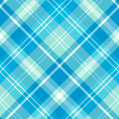 Seamless pattern in unique cute blue colors for plaid, fabric, textile, clothes, tablecloth and other things. Vector image. 2