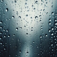 frosted glass, clear water droplets on it,