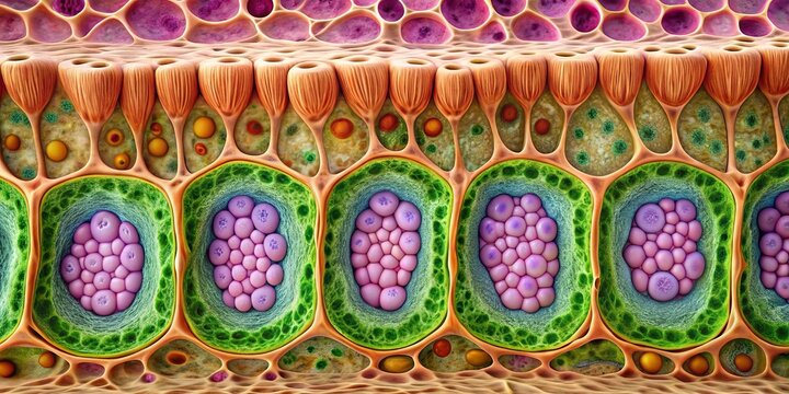 Urinary tract cells, cuboidal in shape, rest on a basement membrane, epithelium varies in thickness and structure along its length.