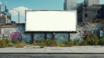 Obraz premium blank billboard on the street