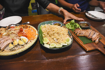 Ready-to-eat food on the table
