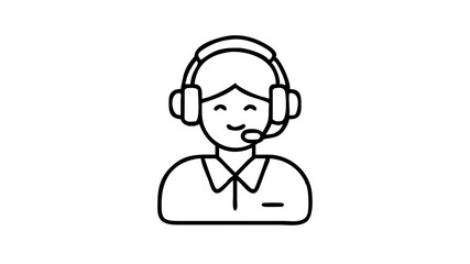 Customer Service Representative Icon