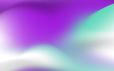 Abstract background with a vibrant purple and turquoise color scheme, featuring a smooth and flowing gradient. 