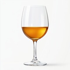 A glass of wine is sitting on a table