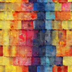 Bandhani Pattern - A tie-dye fabric pattern characterized by small dots formed by tying the fabric before dyeing 