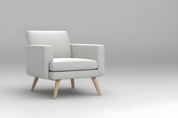 Obraz premium armchair isolated on white