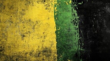 Naklejka premium Black Green and Yellow Grunge Background