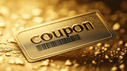 金色のクーポン