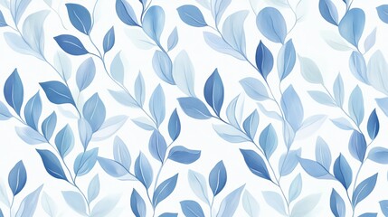 Elegant abstract leaf pattern for fabric, wallpaper, and home decor.