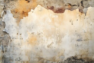 A wall with a lot of cracks and peeling paint