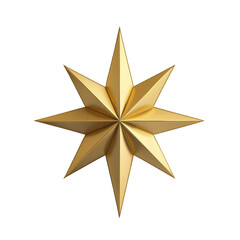 Obraz premium A gold star with a pointy top and a pointy bottom