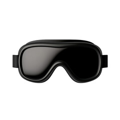 A pair of black goggles with a black frame