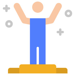 winner flat icon