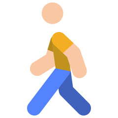 pedestrian flat icon