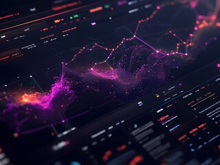 Cutting Edge Data Visualization Dashboard for Real Time Website Analytics and Performance Tracking