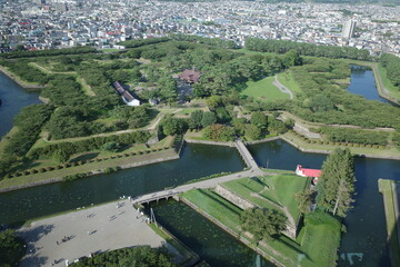 ようやく見れたよ五稜郭。字余り