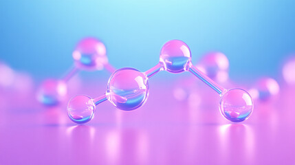 3D scientific illustrations of molecular and atomic structures
