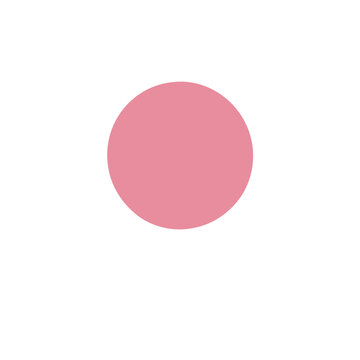 light pink circle vector without background