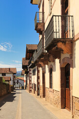 Amaiur. Navarre. Small architectural gem with a picturesque urban center welcomes us through its impressive entrance arch.
