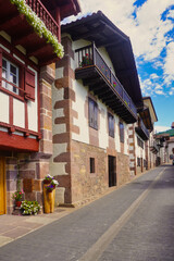 Amaiur. Navarre. Small architectural gem with a picturesque urban center welcomes us through its impressive entrance arch.