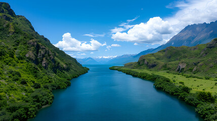 Obraz premium New Zealand From Above Per