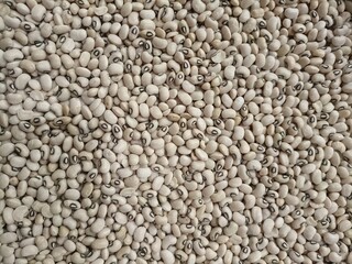 Close-Up of Dried Black-Eyed Peas (Cowpea)