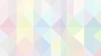 Abstract geometric pattern created with soft pastel colors featuring interlocking shapes that blend into a harmonious design
