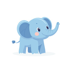 Fototapeta premium baby elephant cartoon