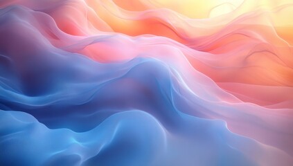 Abstract Wave Pattern with Vibrant Colors
