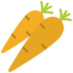 carrot flat icon