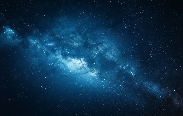 Fototapeta premium Vast Cosmic Ocean: A Stunning Night Sky Filled with Stars