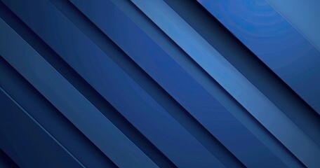 Obraz premium A modern abstract design featuring diagonal lines in varying shades of blue, creating a sleek and dynamic visual effect.