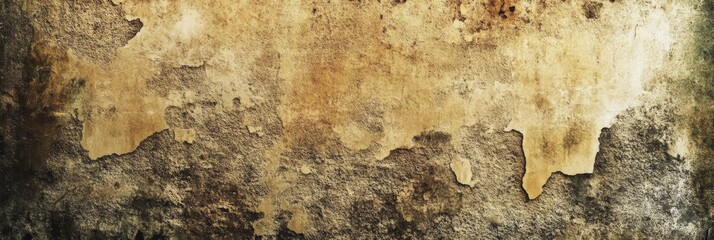 Fototapeta premium A weathered wall displays layers of peeling paint, showcasing textures and colors that reflect years of neglect and aging