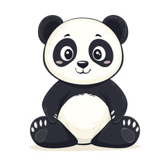 Fototapeta premium panda with a smile