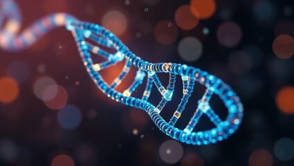 Fototapeta premium 3D Render of DNA Double Helix