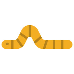 worm flat icon