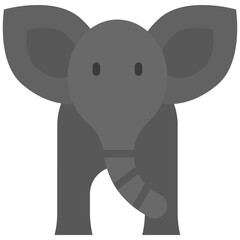 elephant flat icon