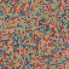 ABSTRACT PIXEL BACKGROUND FLAT PASTEL COLOR SHAPES DESIGN VECTOR TEMPLATE FOR WALLPAPER, COVER DESIGN
