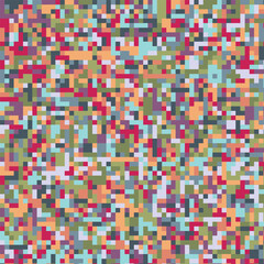 Fototapeta premium ABSTRACT PIXEL BACKGROUND FLAT PASTEL COLOR SHAPES DESIGN VECTOR TEMPLATE FOR WALLPAPER, COVER DESIGN