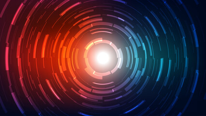 Vector Abstract futuristic high speed, Illustration high digital technology blue color