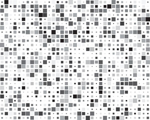 Fototapeta premium Seamless pattern with grey squares