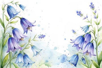 bluebells frame template