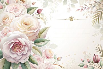 Tender wedding card template