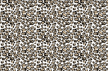 Leopard and zebra pattern design, illustration background. Textile print pattern.