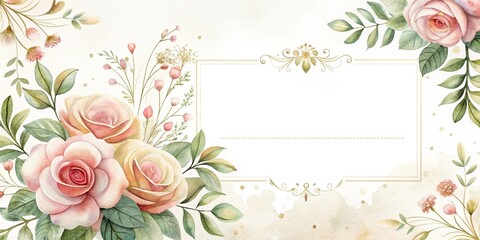 vintage background with roses