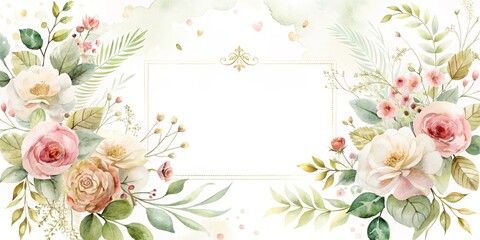 wedding background with flowers