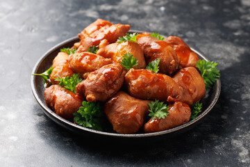 Sweet and Sour Chicken Balls. Take away food