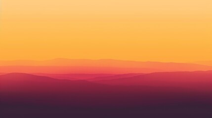 Fototapeta premium Layers of mountains at sunset.